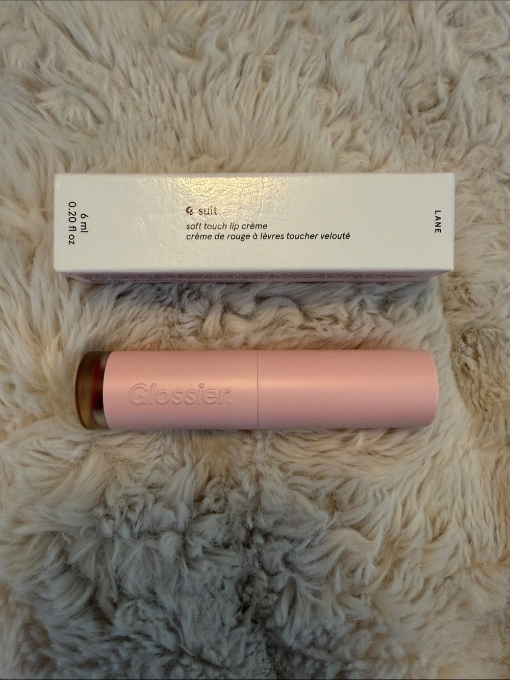 New Glossier G Suit Soft Touch Lip Crème in Lane
